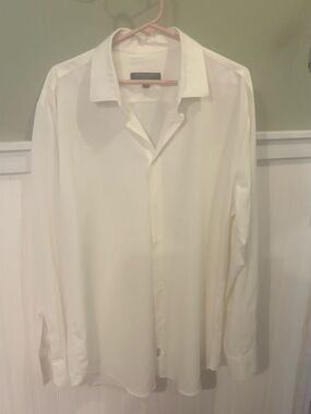 Pronto Uomo Men's Cream Dress Shirt